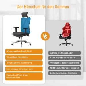Meilleur Prix Garanti Mendler Chaise De Bureau SIHOO Chaise De Bureau, Ergonomique, Charge Max. 150k… 13