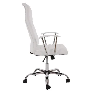 site soldes Decoshop26 Chaise Fauteuil De Bureau Sur Roulettes Pivotant Hauteur Réglable En … 9