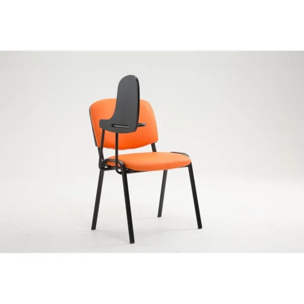 Decoshop26 Chaise Visiteur Avec Petite Table Rabattable Pupitre En Similicuir Ora… mode pas cher 6