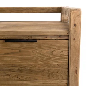 MACABANE Chevet ANDRIAN 1 Tiroir Bois Pin Recyclé Officielle 11