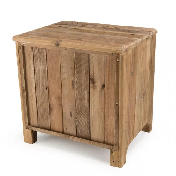 vente en ligne MACABANE Chevet ANDRIAN 2 Tiroirs Bois Pin Recyclé 7