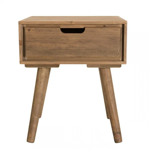 boutique MACABANE Chevet ANDY Scandi Bois 1 Tiroir Sapin 4