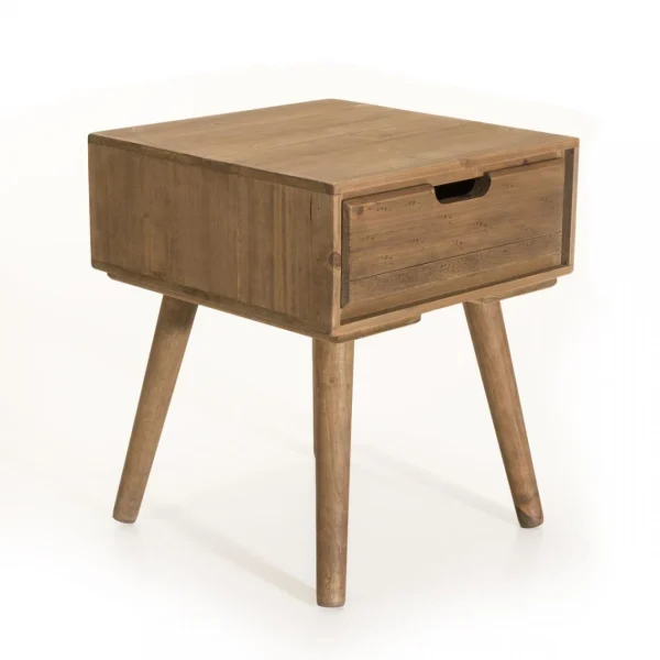 boutique MACABANE Chevet ANDY Scandi Bois 1 Tiroir Sapin 13