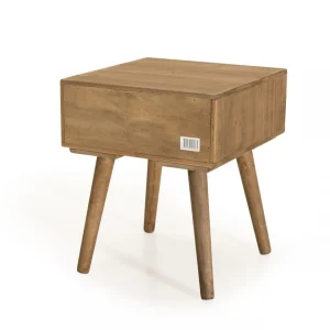boutique MACABANE Chevet ANDY Scandi Bois 1 Tiroir Sapin 53