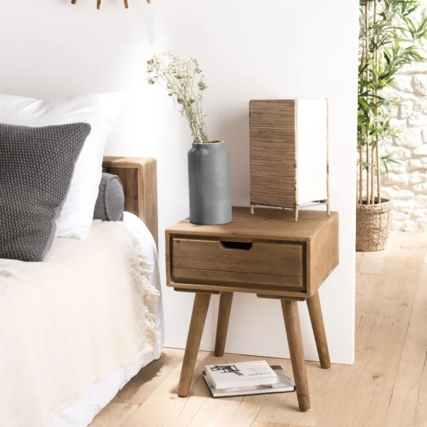 boutique MACABANE Chevet ANDY Scandi Bois 1 Tiroir Sapin 1