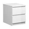 BUT Chevet BEST LAK Blanc Laqué qualité d’originales 10