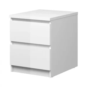 BUT Chevet BEST LAK Blanc Laqué qualité d’originales 11