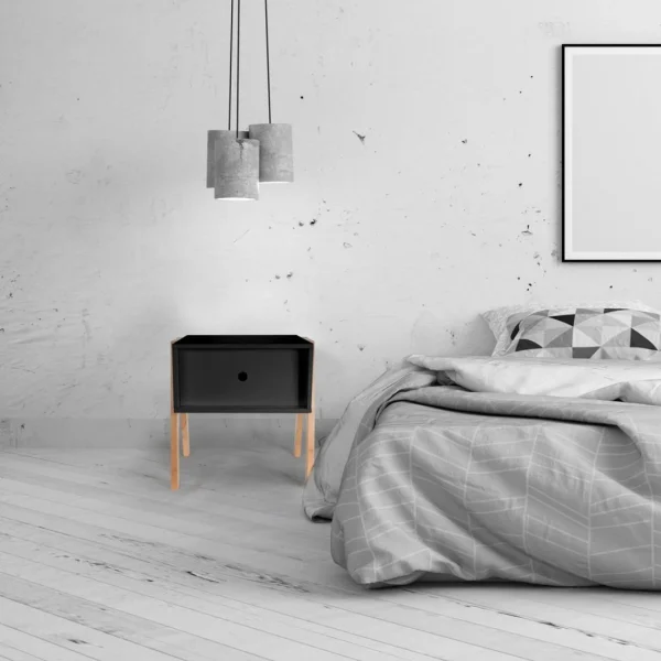 3S. X Home Table De Chevet Empilable Noir ICHIGO boutique 4