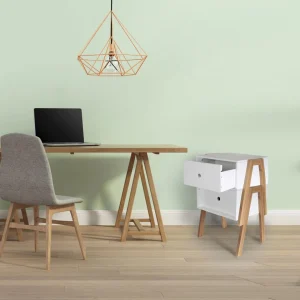 3S. X Home Table De Chevet Empilable Blanc ICHIGO luxe soldes 10