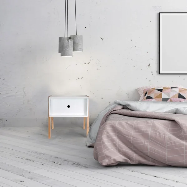3S. X Home Table De Chevet Empilable Blanc ICHIGO luxe soldes 5