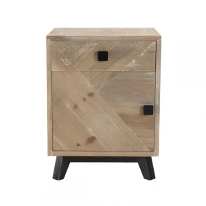 Authenticité garantie MACABANE Chevet MANDY Scandi 1 Tiroir 1 Porte 49