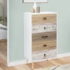 a Prix Discount Idmarket Chiffonnier 5 Tiroirs BAHIA Commode Scandinave 10