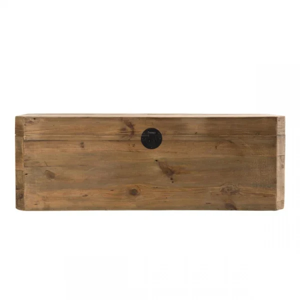 Top ventes MACABANE Coffre Rangement ANDRIAN Bois Pin Recyclé 3