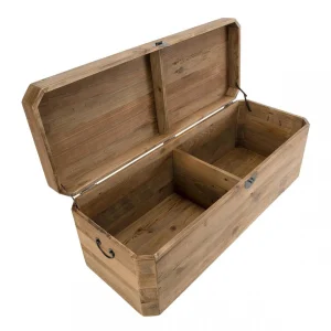 Top ventes MACABANE Coffre Rangement ANDRIAN Bois Pin Recyclé 21