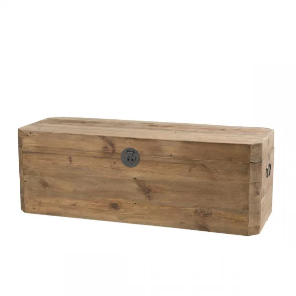 Top ventes MACABANE Coffre Rangement ANDRIAN Bois Pin Recyclé 10