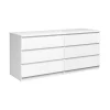 prix abordable BUT Commode 2×3 Tiroirs BEST LAK Blanc 17