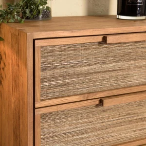 MACABANE Commode 3 Tiroirs En Bois De Teck Recyclé en ligne officielle 21