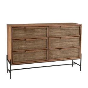 MACABANE Commode 6 Tiroirs En Bois De Teck Recyclé à prix d'occasion 12
