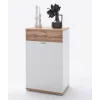 prix abordable Pegane Commode à Chaussures Gauche En Mélaminé Chêne Wotan / Blanc – Long… 10