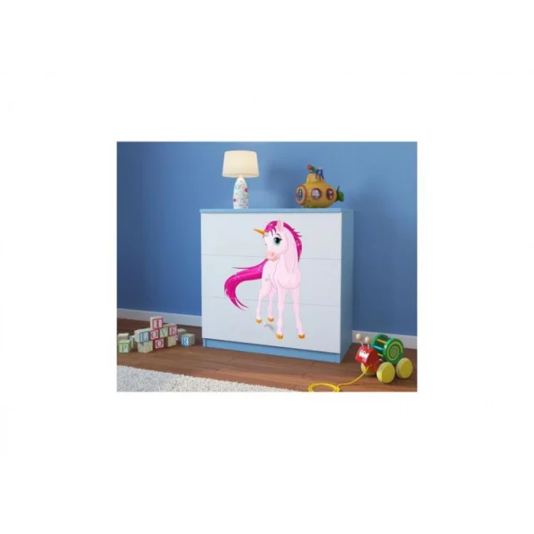 Retour gratuit en magasin. Inconnu Commode Babydreams Bleue Unicorne 1