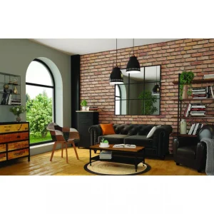 3S. X Home Commode En Bois Et En Métal L160 CESARINE Prestation Et Rapide 16