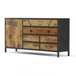 3S. X Home Commode En Bois Et En Métal L160 CESARINE Prestation Et Rapide 20
