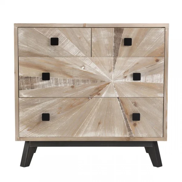 site pas cher MACABANE Commode MANDY Scandi 4 Tiroirs 19