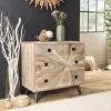site pas cher MACABANE Commode MANDY Scandi 4 Tiroirs 19