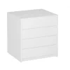 vente à bas prix Pegane Commode Meuble De Rangement Coloris Blanc – Longueur 50 X Hauteur 73.4… 19