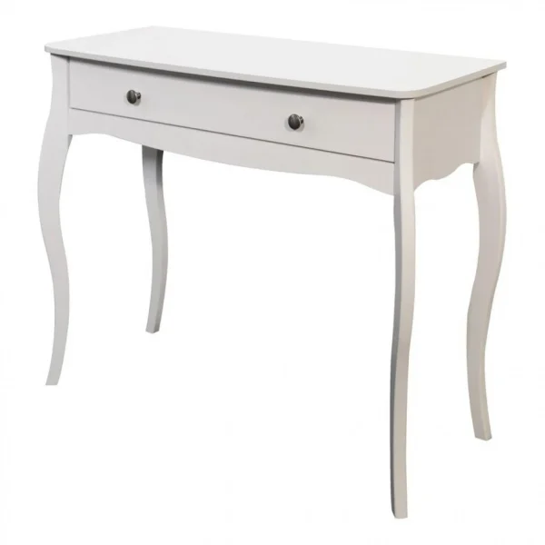 à prix d'occasion Zandiara Console 1 Tiroir BARROCO Blanc 1