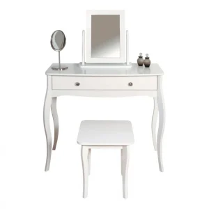 à prix d'occasion Zandiara Console 1 Tiroir BARROCO Blanc 13