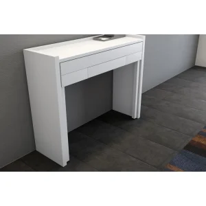 HELLIN Console / Bureau Extensible En Bois – RANDALL prix abordable 9