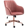 des prix incroyables Decoshop26 Fauteuil Chaise De Bureau Pivotante Design En Velours Rose Structure M… 16