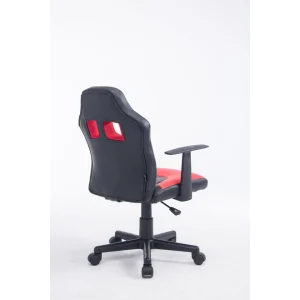 Decoshop26 Fauteuil Chaise De Bureau Pour Enfant En Similicuir Rouge Hauteur Rég… authentiques 10