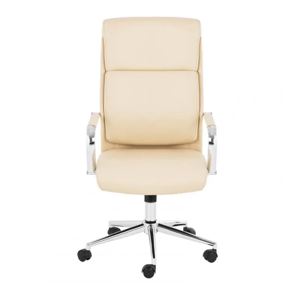 HELLOSHOP26 Fauteuil Chaise Siège De Bureau Charge Maximale 180 Kg Marron Clair 1… soldes luxe 5