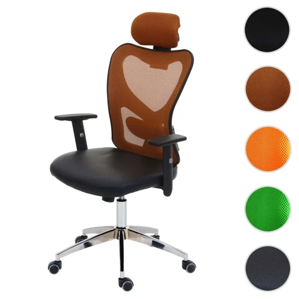 Mendler Fauteuil De Bureau Professionnel Atlanta, Fauteuil Pivotant De Directi… Livraison rapide 1