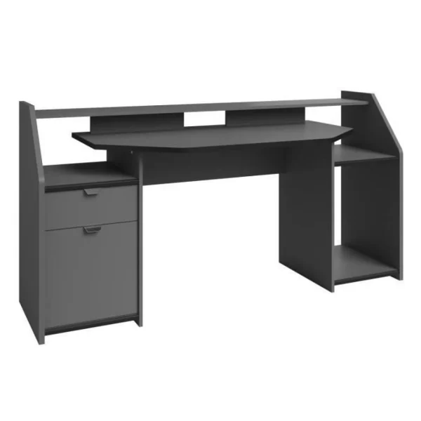 BUT Bureau Gamer LED DARKUSS Gris Noir Retour Gratuit 3