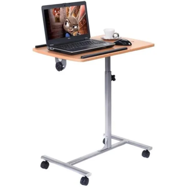mode pas chere GIANTEX Table De Lit à Roulettes Table D’ordinateur Mobile 71-93 Cm… 1