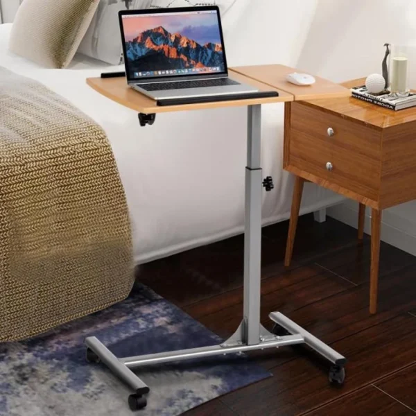 mode pas chere GIANTEX Table De Lit à Roulettes Table D’ordinateur Mobile 71-93 Cm… 4