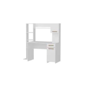 HOMEMANIA Bureau Merry Compacte Avec Bibliothèque Intégrée – Avec ?… Boutique 15