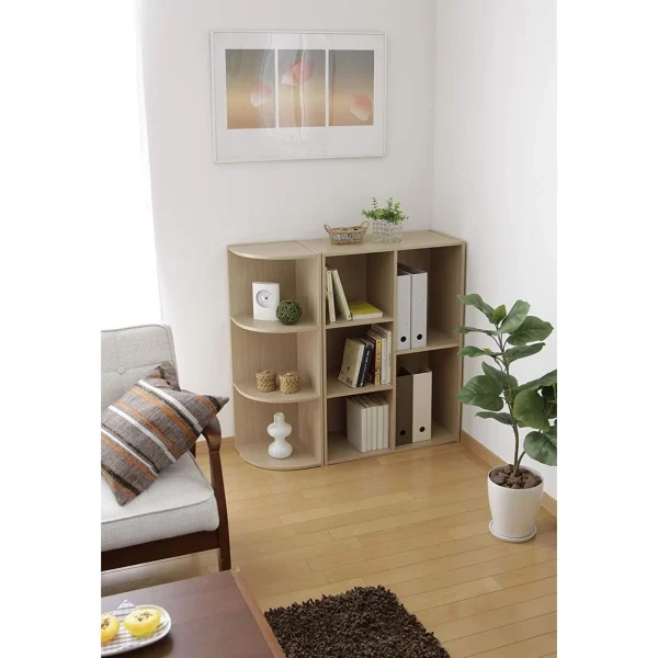 Iris Ohyama – Etagère D’angle 3 Casiers / Etagère De Rangement Autop… marque pas cher en ligne 4