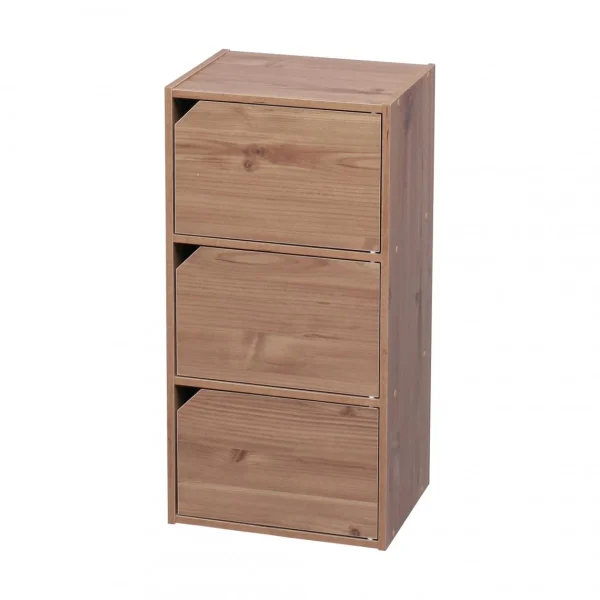 Iris Ohyama, Meuble De Rangement Avec Tiroirs, Style Industriel, Salon… boutique pas cher 1