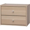Iris Ohyama, Petit Meuble De Rangement Empilable Avec 2 Tiroirs En Boi… De super promotions disponibles 19