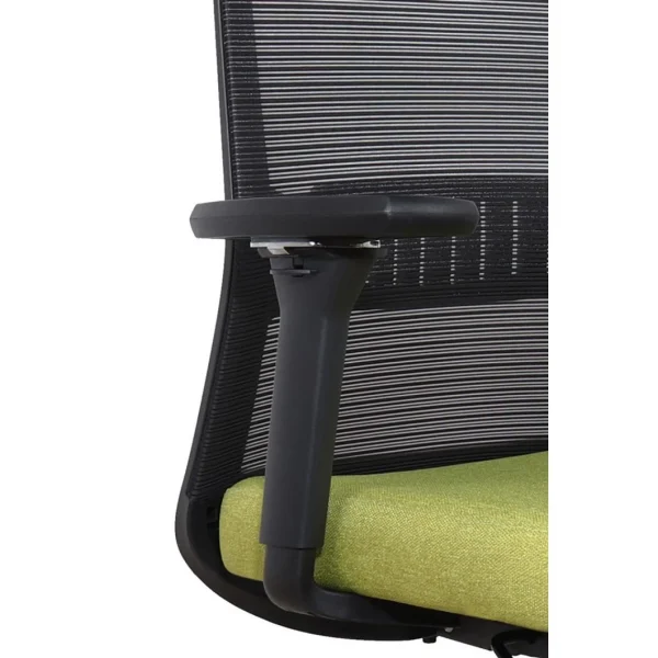 Boutique IVOL Chaise De Bureau Napoli Deluxe 4D – NEN-EN 1335 – Vert Citron 3