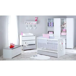 le grand escompte Lit évolutif 70×140 LittleSky By Klups Dalia – Blanc 12