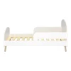 pas cher Pegane Lit Junior En MDF Coloris Blanc Et Chêne Naturel – Longueur 144,10 X … 7