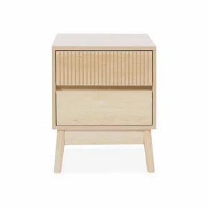 Lot De 2 Tables De Chevet 2 Tiroirs L Alice’s Garden comparez les prix 15