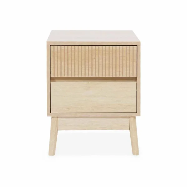 Lot De 2 Tables De Chevet 2 Tiroirs L Alice’s Garden comparez les prix 6