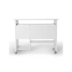 Germania Bureau Informatique En Bois Blanc à Roulettes WATCH REMISE 15