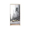 magasins pas chers Simmob Meuble à Chaussures Chêne 7 Tablettes – Coloris: Scene New York 504 17